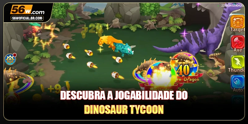 Descubra a jogabilidade do Dinosaur Tycoon