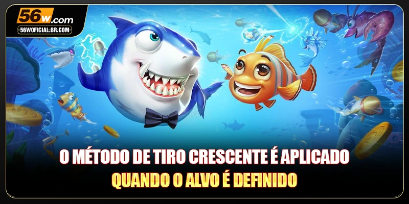 O método de tiro crescente é aplicado quando o alvo é definido